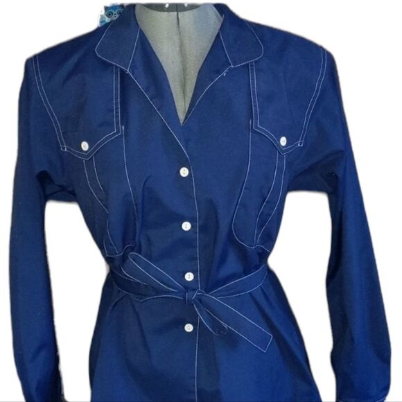 Willi of California‎ vintage blue jacket size 12 - Picture 1 of 9
